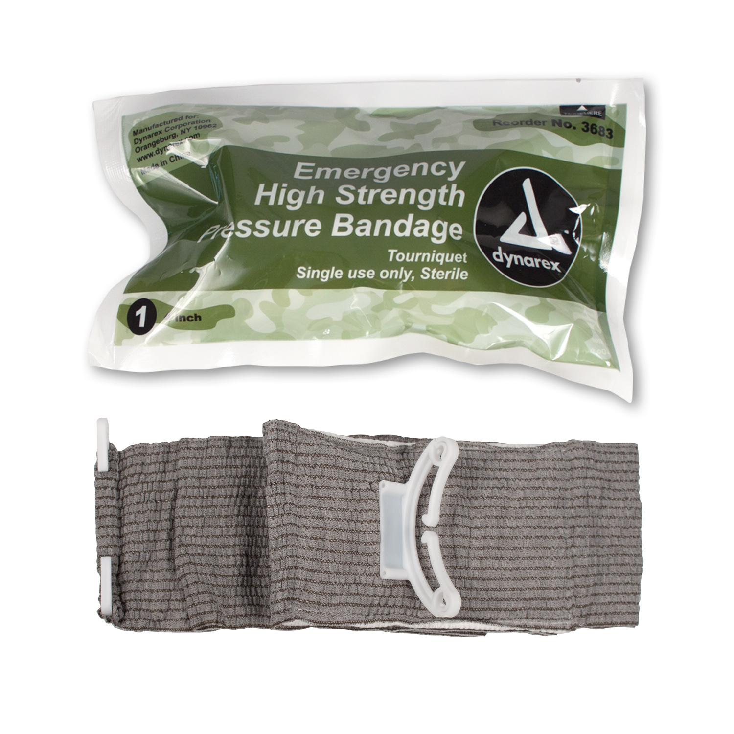 Dynarex Elastic Bandage 4'' x 4.5 yds. Single Roll - Model 3664 - First Aid  Medical Supplies